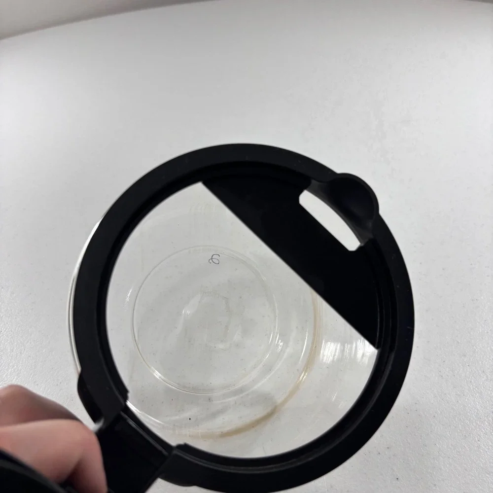 Keurig K-Duo 12-Cup Replacement Glass Carafe Black Handle Clear Glass Pot